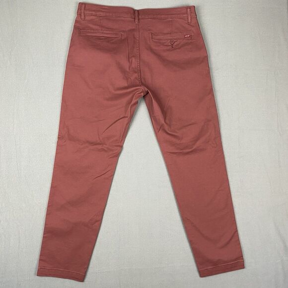Levis Standard Taper XX Chino Flat Front Pant Pink Red Men 36 x 32 New - Picture 4 of 8